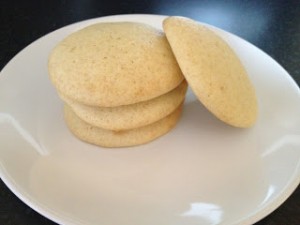 Lime and Vanilla Cookies