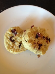 Lemon and Cranberry Scones