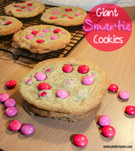 Giant Smartie Cookies
