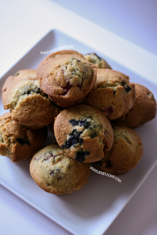 Blueberry and Raspberry Muffins