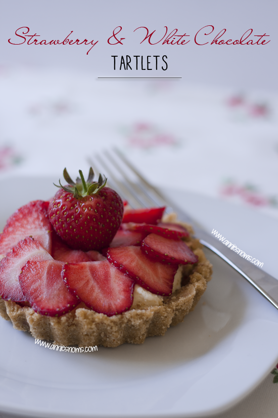 Strawberry and White Chocolate Tartlets