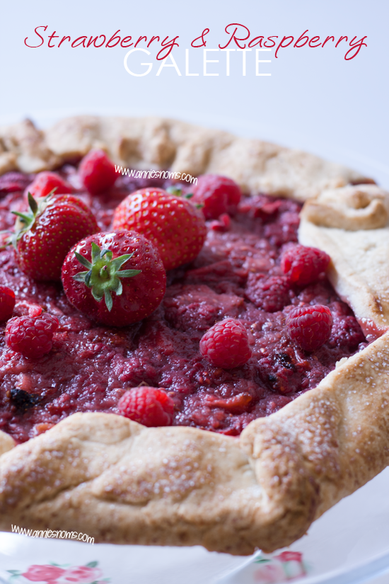 Strawberry and Raspberry Galette 