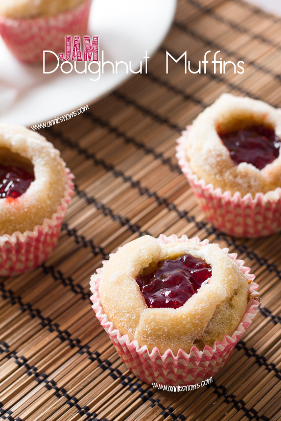 Jam Doughnut Muffins