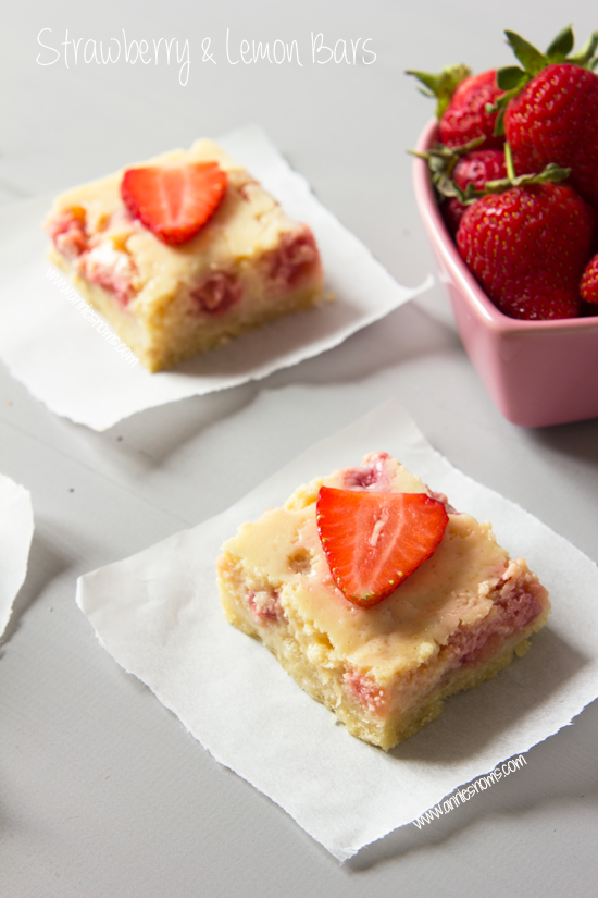 Strawberry and Lemon Bars