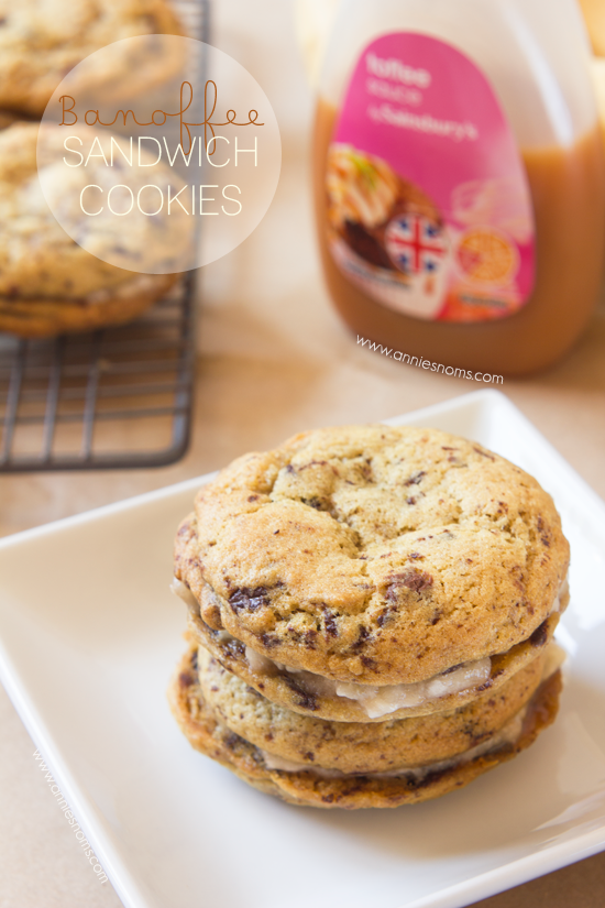 Banoffee Sandwich Cookies 