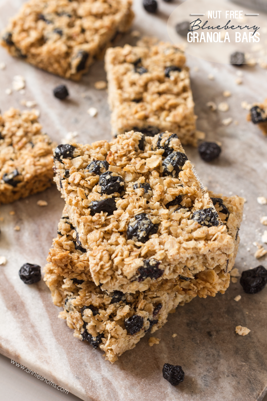 Blueberry Granola Bars | Annie's Noms