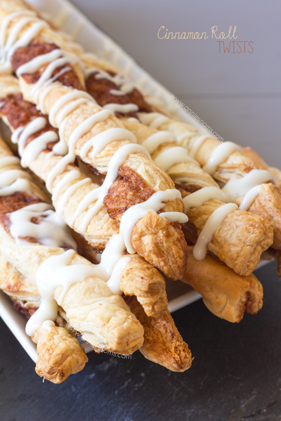 Cinnamon Roll Twists | Annie's Noms