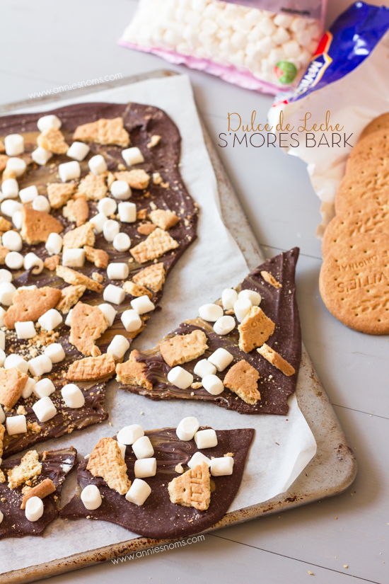 Dulce de Leche S'mores Bark | Annie's Noms