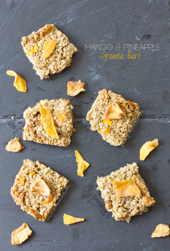 Mango and Pineapple Granola Bars | Annie's Noms