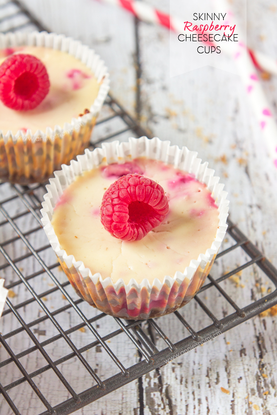 My "Skinny" Raspberry Cheesecake Cups don't taste skinny at all! Packed with the flavours of fresh raspberries, cream cheese and agave nectar - these will become your new favourite treat