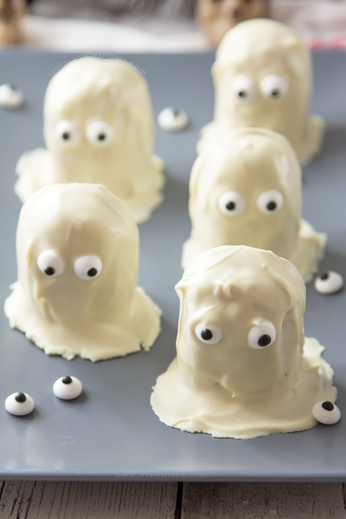 These Ghost Twinkies have to be the most cute and fun Halloween treat with only three ingredients! They're also no bake and easy enough that the kids can get involved!