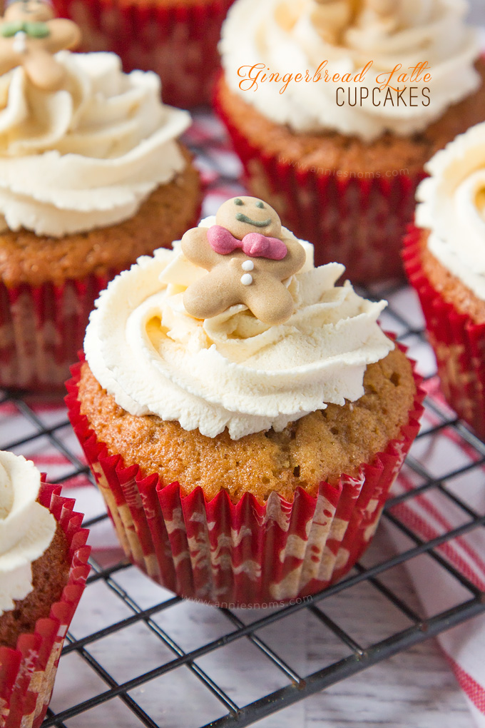 Gingerbread Latte Cupcakes - Annie's Noms