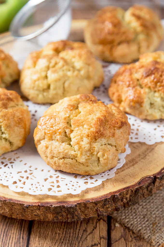 Flaky, buttery shortcakes filled with tender apples cooked in caramel sauce and topped with sweetened whipped cream. One seriously decadent, yet addictive dessert!