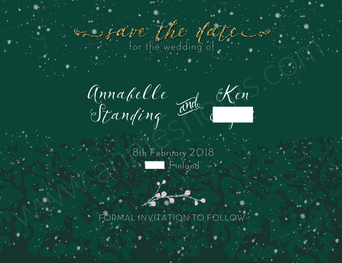 Sending our Save the Dates! | Annie's Noms