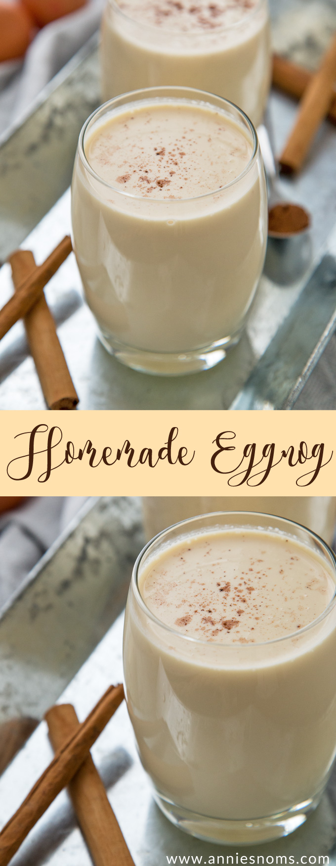 Homemade Eggnog {Non Alcoholic} Annie's Noms