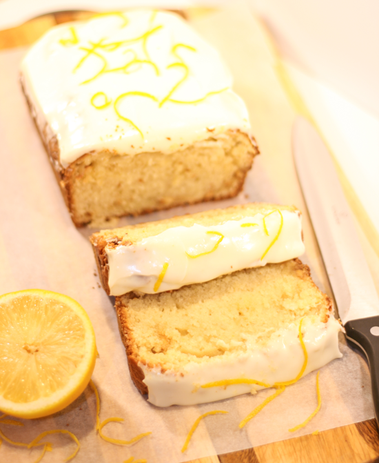 Lemon and White Chocolate Loaf Cake