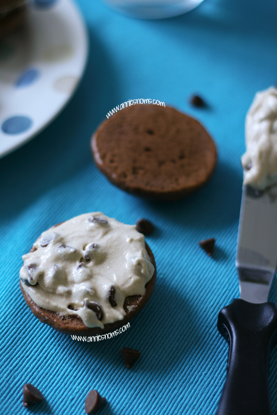 Chocolate Chip Cookie Dough Whoopie Pies