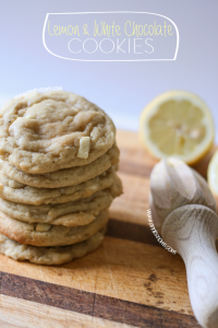 Lemon and White Chocolate Cookies