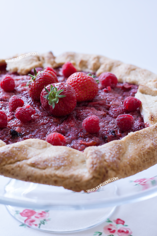 Strawberry and Raspberry Galette 