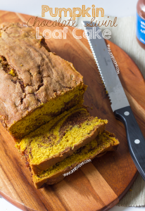 Pumpkin Chocolate Swirl Loaf Cake