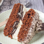 My "Naked" Oreo Lover's Cake is one decadent, delicious dessert! Super simple to make, it looks like it took you hours to perfect those rich, chocolate cakes, crunchy Oreo centre and perfectly smooth whipped cream frosting.