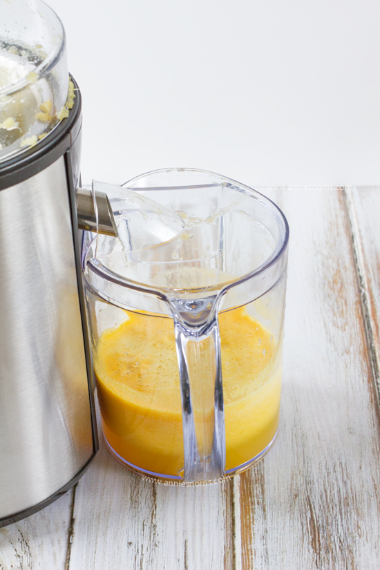 This Orange, Mango and Pineapple Juice is super quick to make in your juicer and packs a flavour punch. It's also jam packed with Vitamin C - the perfect healthy juice to help you ward of Winter colds!