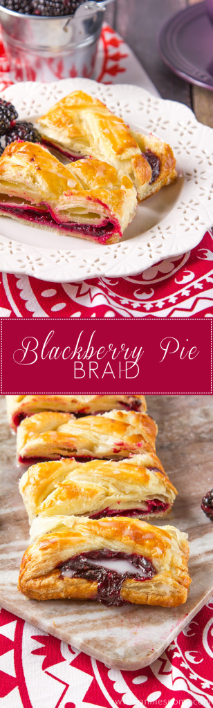 Easy Blackberry Pie Braid - Annie's Noms