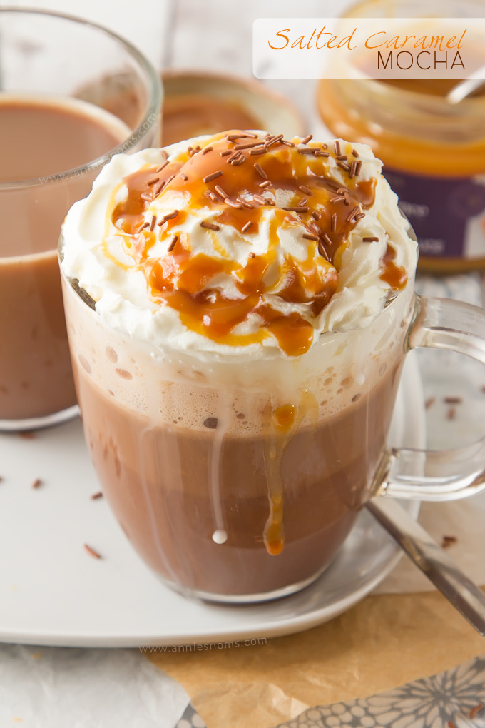 Craving a Salted Caramel Mocha, but not near a Starbucks? Then make my version of their delicious, sweet and salty drink in under 10 minutes!