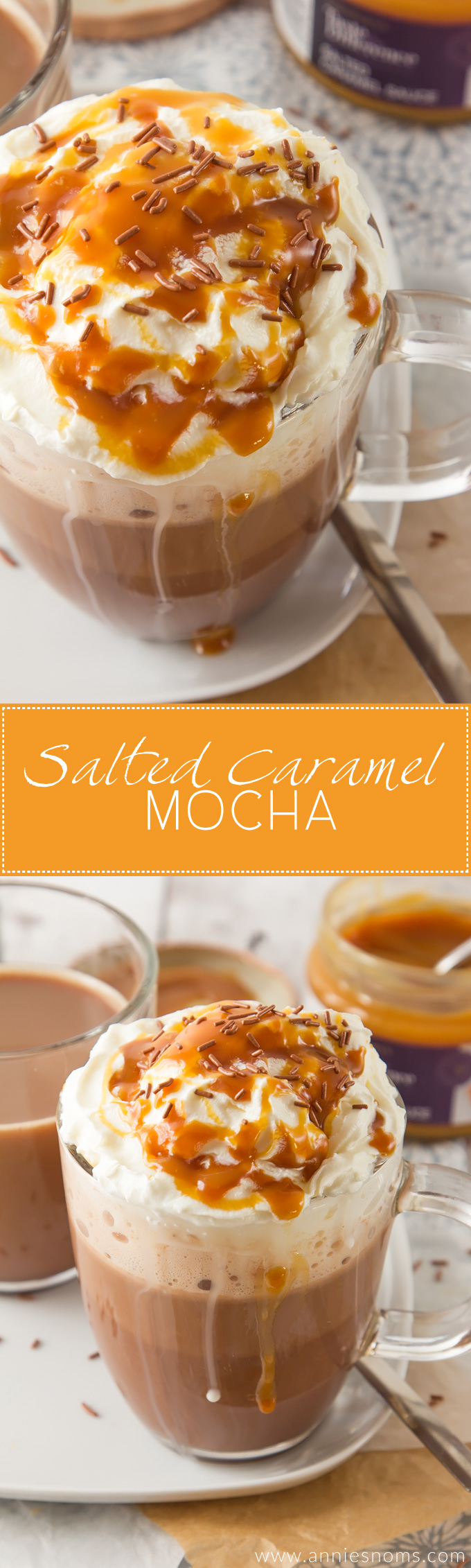 Craving a Salted Caramel Mocha, but not near a Starbucks? Then make my version of their delicious, sweet and salty drink in under 10 minutes!