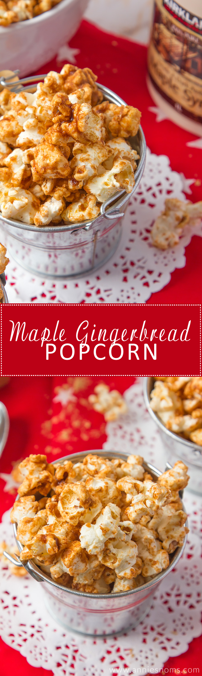 Maple syrup, plenty of ginger and some light brown sugar make this the perfect, easy to make snack!