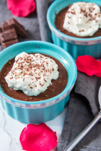 Easy Chocolate Pots de Creme {for two!} - Annie's Noms