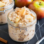These Maple Apple Overnight Oats are the perfect make ahead breakfast; with two ways to make them, you're bound to fall in love with these creamy, sweet and fruity oats!