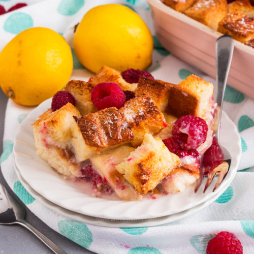 Lemon and Raspberry French Toast Bake - Annie's Noms