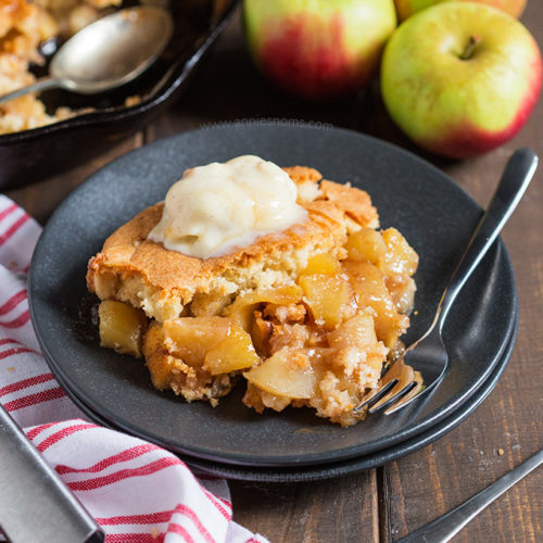 Apple Pie Skillet Cobbler - Annie's Noms