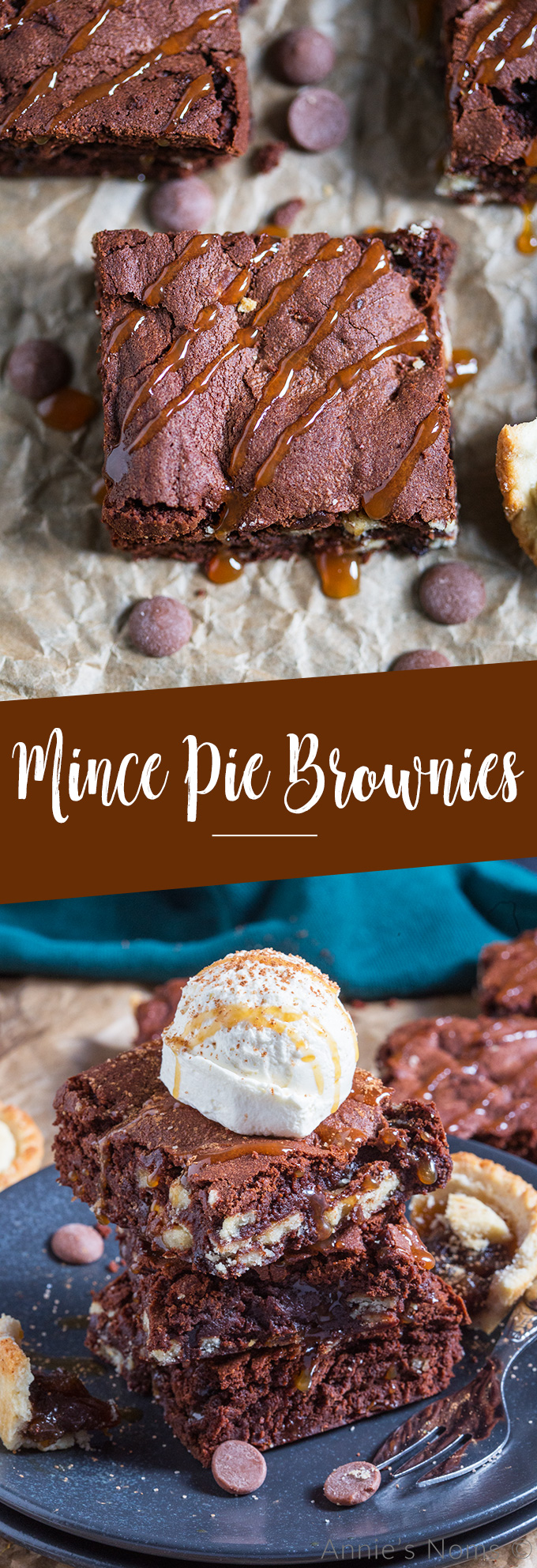 Mince Pie Brownies - Annie's Noms