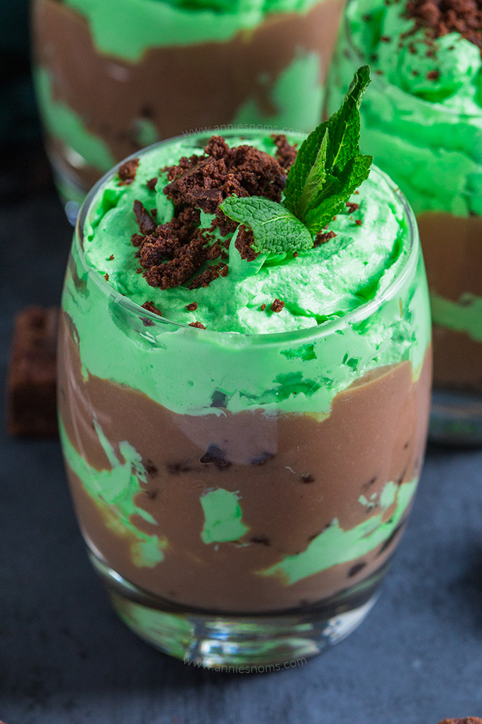 These individual sized Mint Chocolate Trifles are easy to whip up and taste sublime! A make ahead dessert, these trifles will finish off any Christmas meal perfectly! 