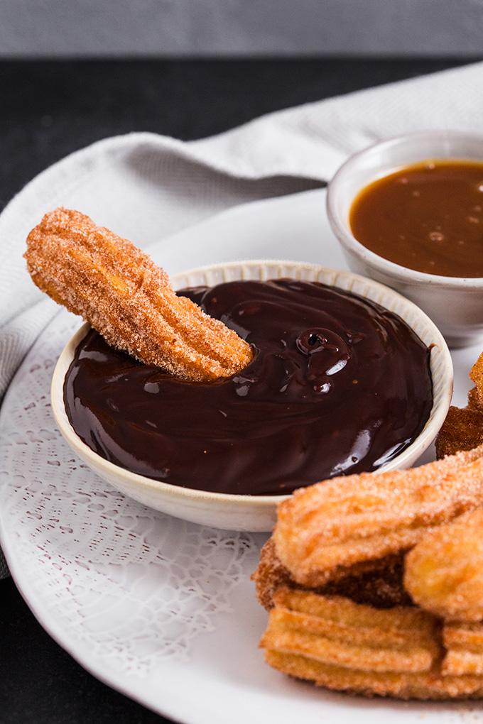 These Homemade Churros are easy to make and taste unreal! Crispy, fluffy and ready in under 30 minutes, you'll always be able to satisfy your craving!