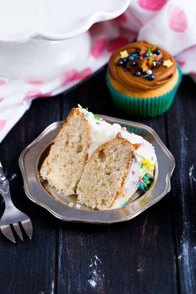 This Homemade Cake Mix has no artificial ingredients and is the perfect mix to have to hand - make it into layer cakes or cupcakes with just a few extra ingredients!