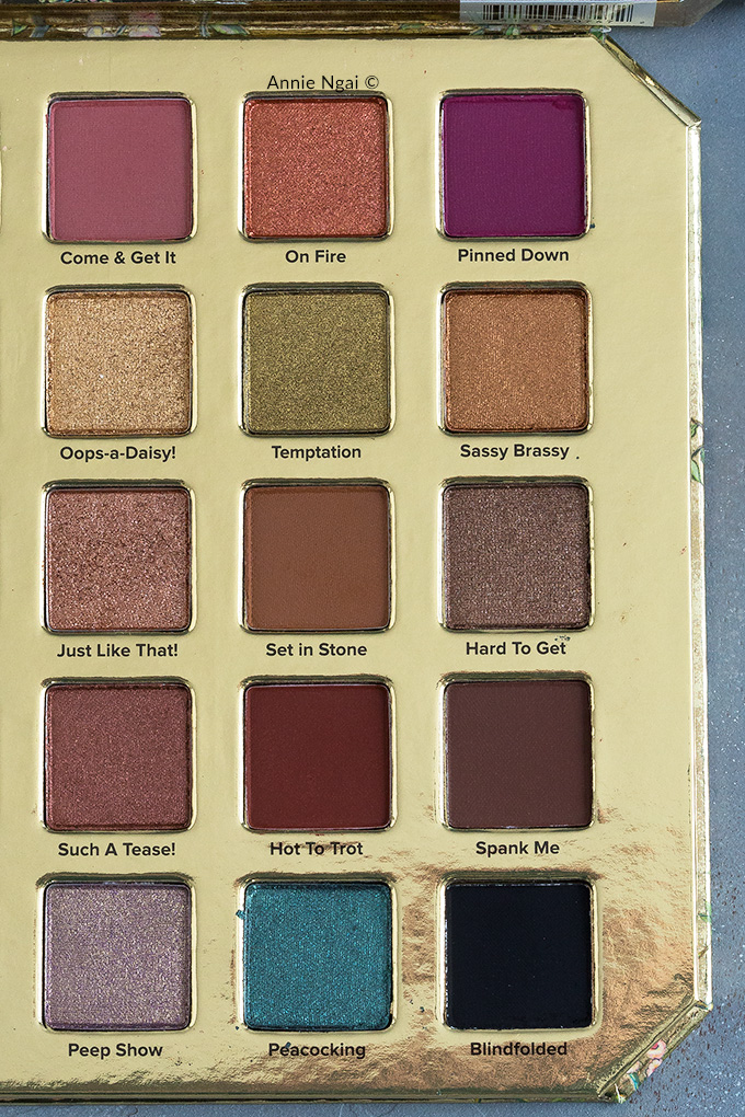 Too Faced Natural Lust Palette; Swatches and First Impressions | Annie's Noms