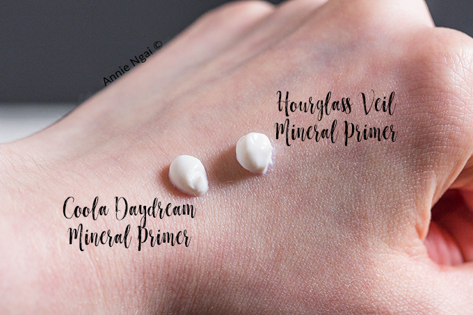 Hourglass Veil Mineral Primer VS Coola Daydream Mineral Primer - Which is best? | Annie's Noms