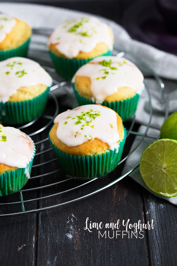 These Lime and Yoghurt Muffins are Spring in muffin form! They're soft, flavourful, easy to make and perfect for breakfast on the go!﻿