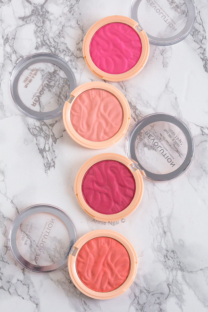 Revolution Beauty just released 12 shades of blusher reloaded and 6 of highlight reloaded. Today I'm sharing my first impressions and some swatches with you!