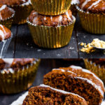 These Pumpkin Gingerbread Muffins are rich, soft and packed full of flavour. Perfect for the Holiday season, enjoy them for breakfast, a snack or just to treat yourself.