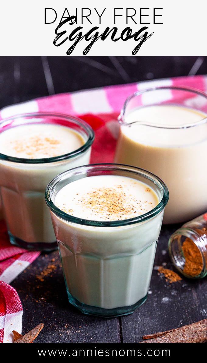 Dairy Free Eggnog {Alcohol Free too!} - Annie's Noms