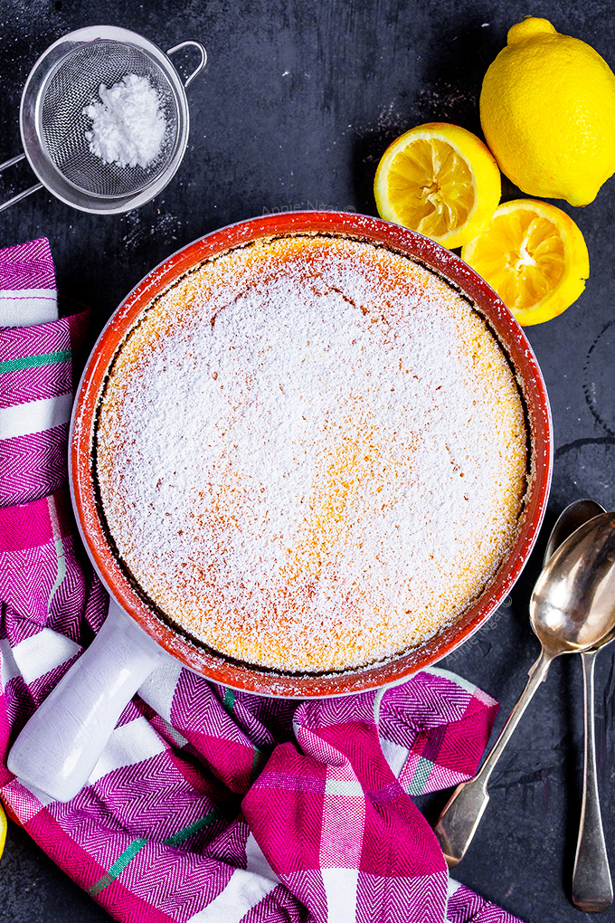 This super easy Lemon Self Saucing Pudding is just perfect for Spring. Light lemon sponge atop a zesty lemon sauce. Served warm or cold, it's pure bliss in every bite!