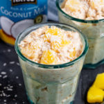 These Pineapple Coconut Overnight Oats are creamy, filling and full of flavour. Desiccated coconut, coconut milk and chunks of pineapple make this one seriously delicious way to start the day!