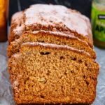 This Applesauce Cinnamon Sugar Bread could not be simpler to make, yet it results in a soft, flavourful quick bread that is just perfect for breakfast or a snack with your coffee!