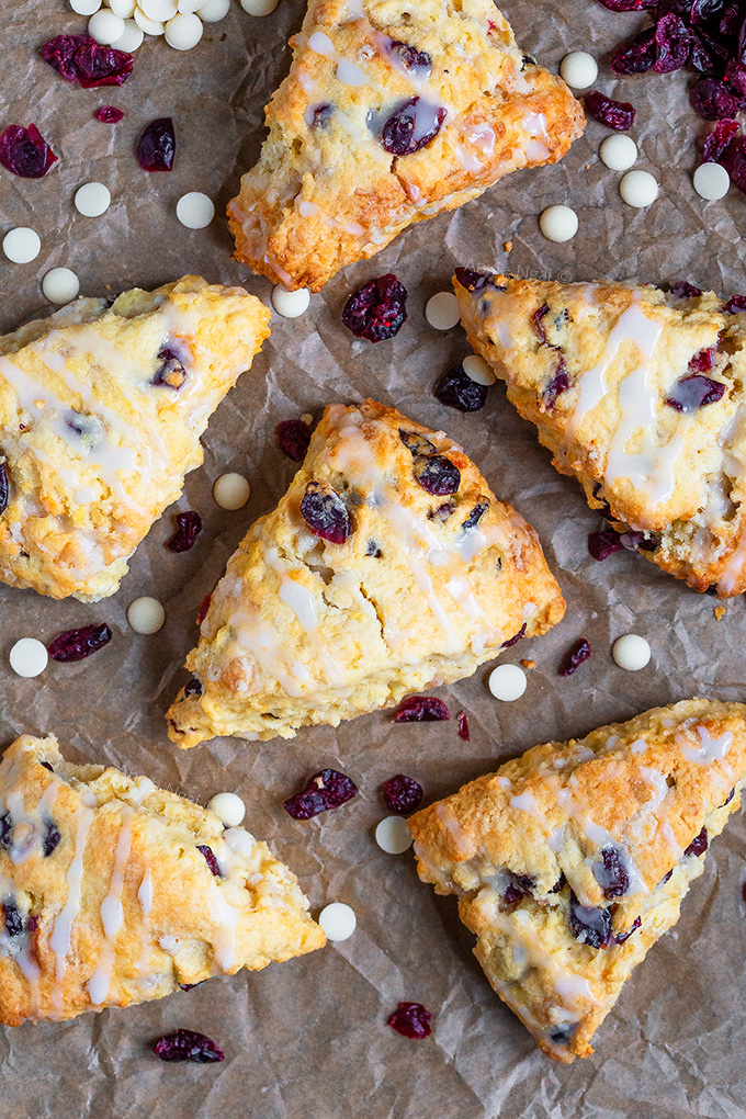 My Cranberry and White Chocolate Scones are the perfect festive treat! Enjoy for breakfast, with your coffee or as an afternoon treat. These soft, flaky scones are so moreish, you won't want to share!
