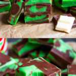 This Vegan Mint Chocolate Fudge is the perfect homemade Christmas gift for the vegans in your life, but is perfect for anyone who loves a sweet treat as you wouldn't even know it's vegan. Best of all? No thermometer required!