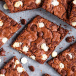 This super easy to make Brownie Brittle is absolutely delicious and so addictive. A kind of hybrid between a brownie and cookie, if you love the crispy edges of brownies, you will LOVE this brittle!